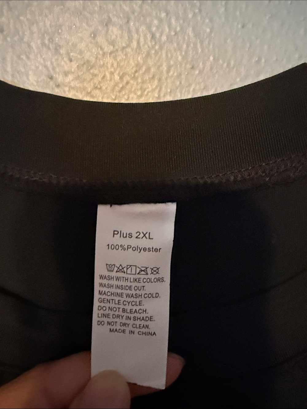 Source Unknown Black Top with Embroidered Floral Mesh Sleeves - Picture 2 of 5